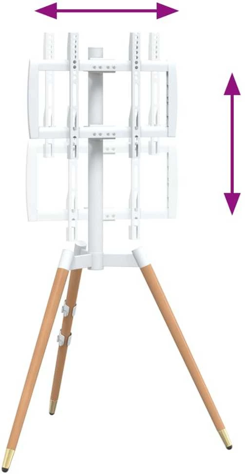 Laikiklis TV trikojis stovas 37-65 colių ekranui, 400x400mm, 40 kg