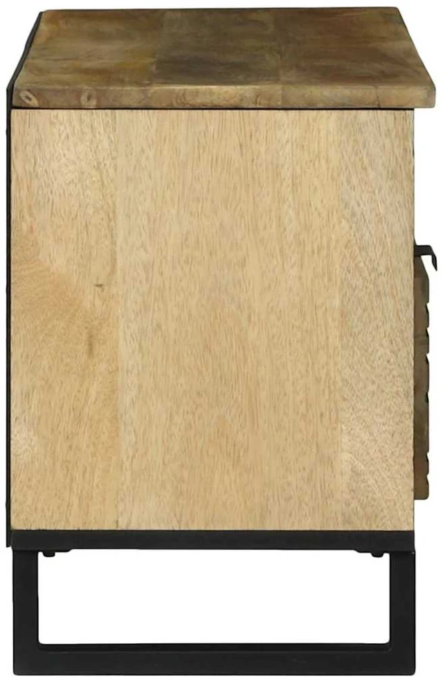 TV staliukas TV vienetai 105 x 33 x 46 cm Ruda Apdirbta mediena