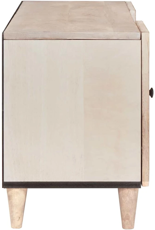TV vienetai su stalčių Balta 105 x 33 x 46 cm Apdirbta mediena