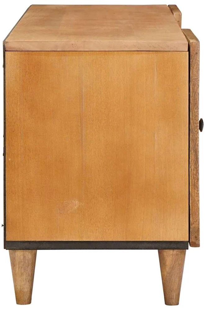 TV vienetai Šviesiai rudas 105 x 33 x 46 cm Kietas mango medis