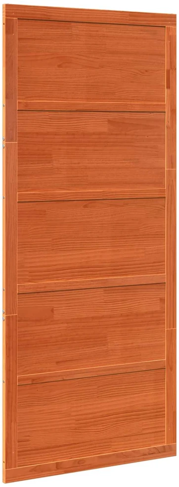 Tvarto durys 100 x 2,5 x 208 cm Pušies medienos masyvas