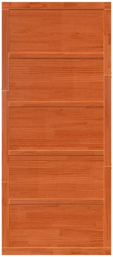 Tvarto durys 100 x 2,5 x 208 cm Pušies medienos masyvas