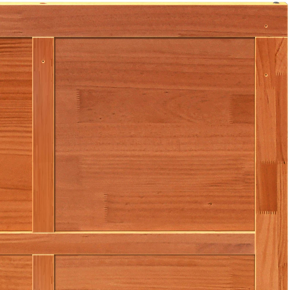 Tvarto durys 90 x 2,5 x 208 cm Pušies medienos masyvas