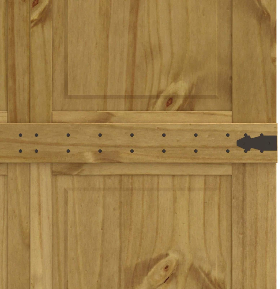 Tvarto durys CORONA 90 x 210 cm Pušies medienos masyvas