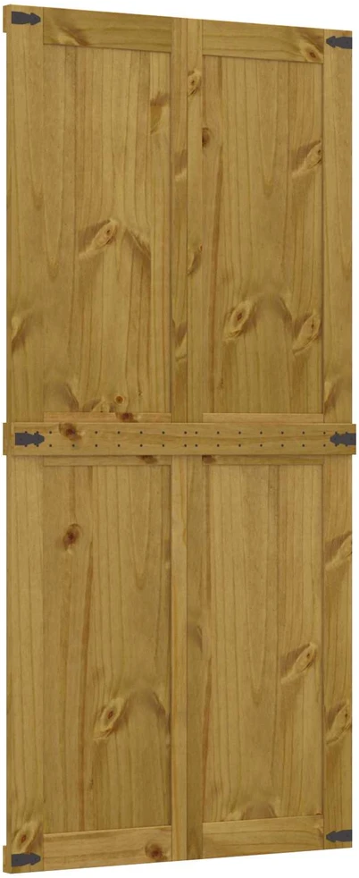Tvarto durys CORONA 90 x 210 cm Pušies medienos masyvas