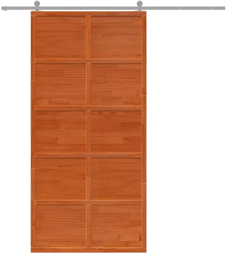Tvarto durys Vaško ruda 100 x 208 cm Pušies medienos masyvas