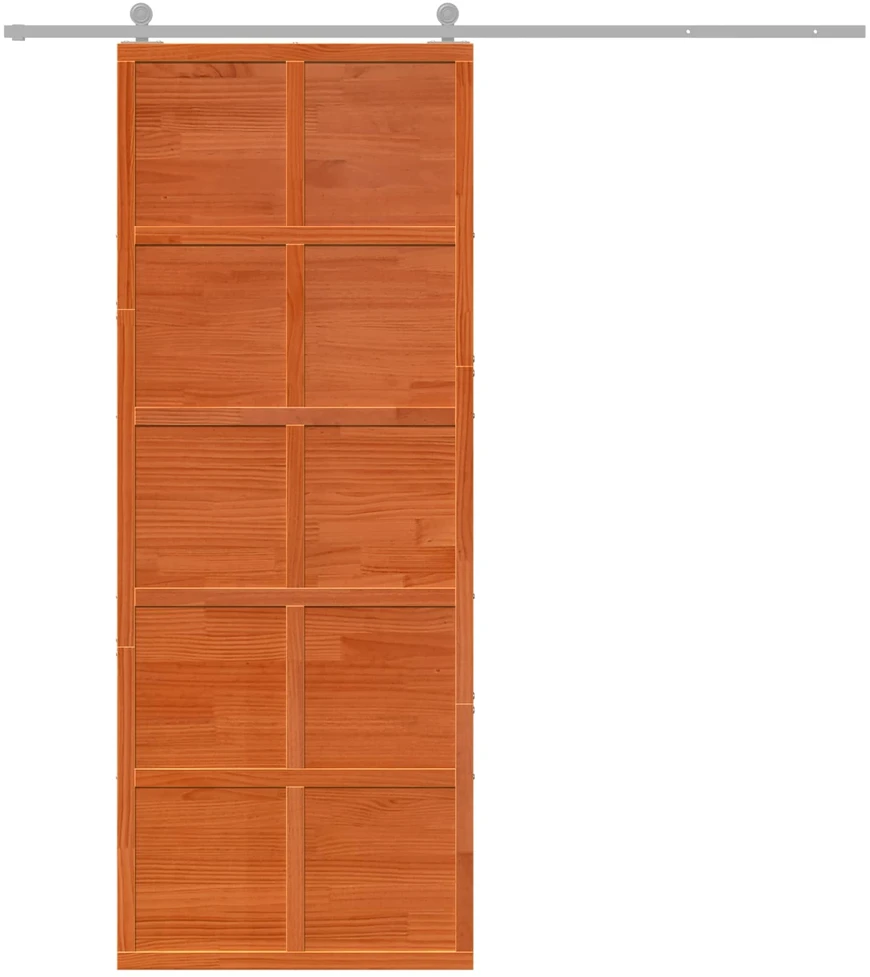 Tvarto durys Vaško ruda 80 x 208 cm Pušies medienos masyvas