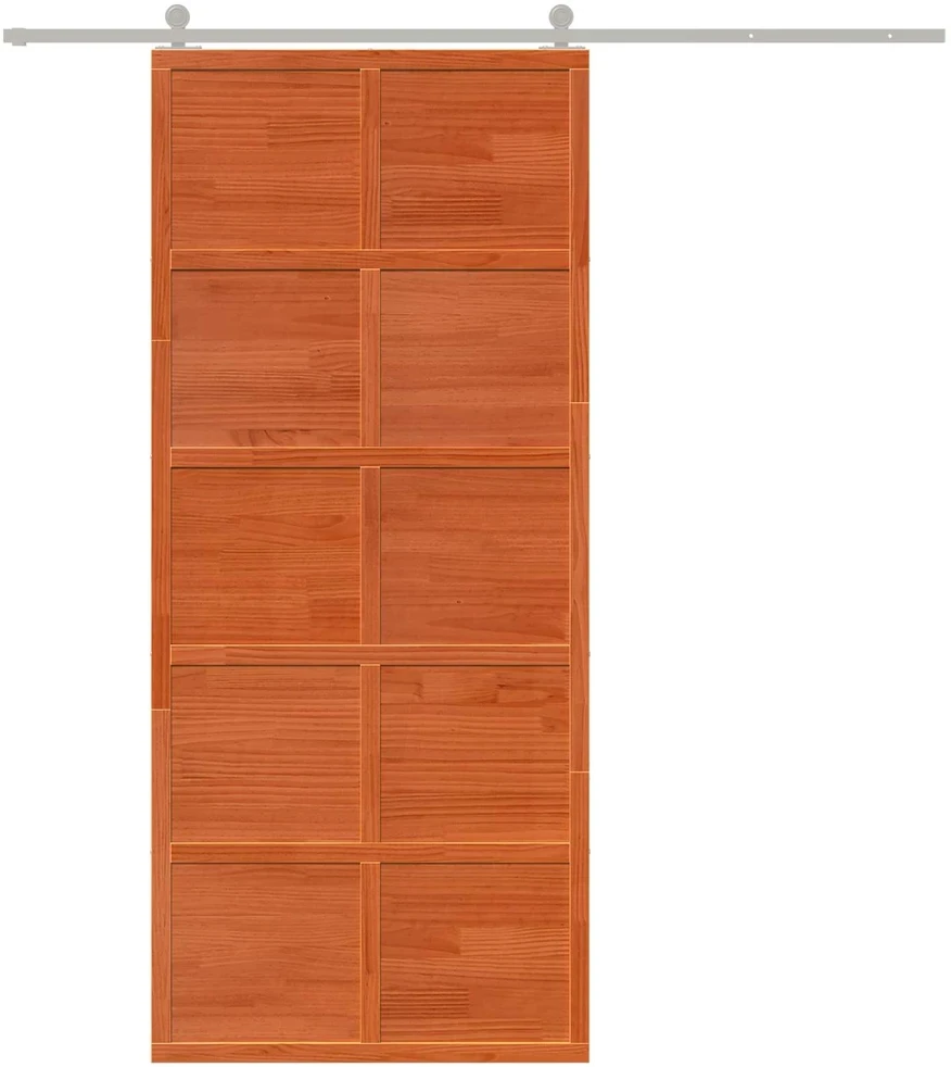 Tvarto durys Vaško ruda 90 x 208 cm Pušies medienos masyvas