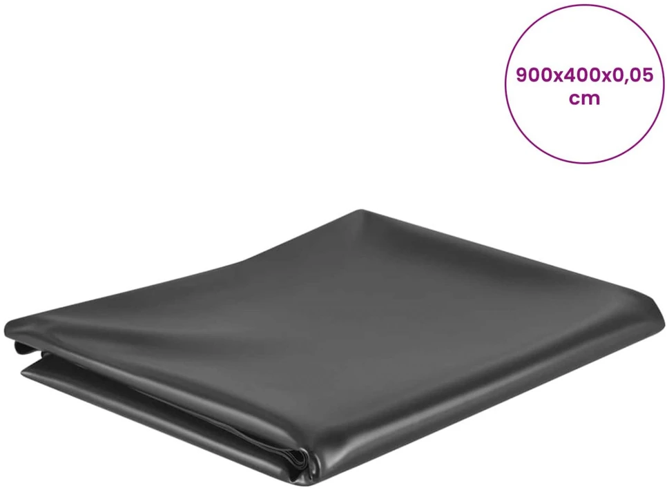 Tvenkinio Pamušalas 9 x 4 m PVC 0,5 mm Juoda