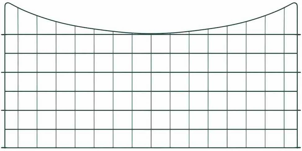 Tvenkinio tvoros rinkinys 5 vnt. 100 x 50 cm Plienas Žalia