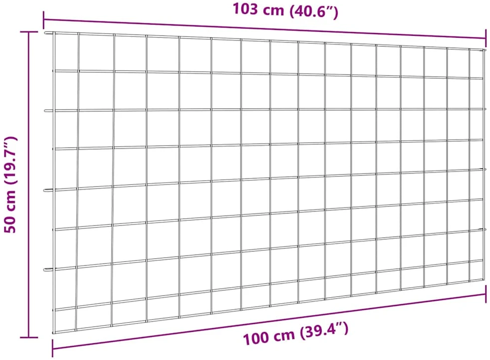 Tvenkinio tvoros rinkinys 5 vnt. 100 x 50 cm Plienas Žalia