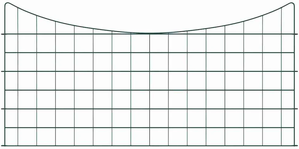 Tvenkinio tvoros rinkinys 5 vnt. 100 x 50 cm Plienas Žalia