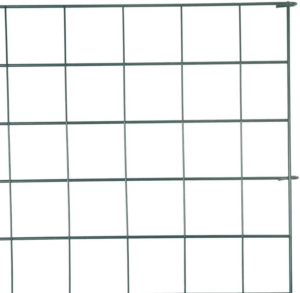 Tvenkinio tvoros rinkinys 8 vnt. 50 x 80 cm Plienas Žalia
