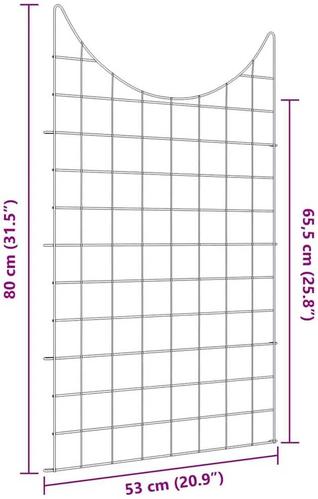 Tvenkinio tvoros rinkinys 8 vnt. 50 x 80 cm Plienas Žalia