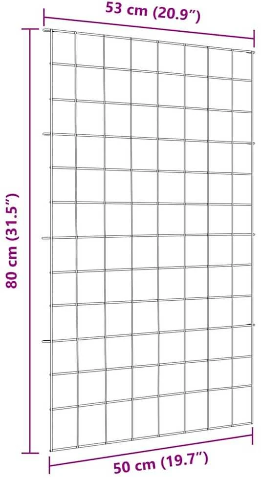 Tvenkinio tvoros rinkinys 8 vnt. 50 x 80 cm Plienas Žalia