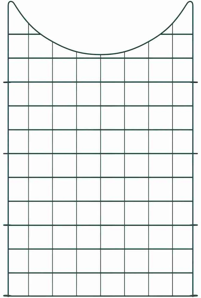 Tvenkinio tvoros rinkinys 8 vnt. 50 x 80 cm Plienas Žalia