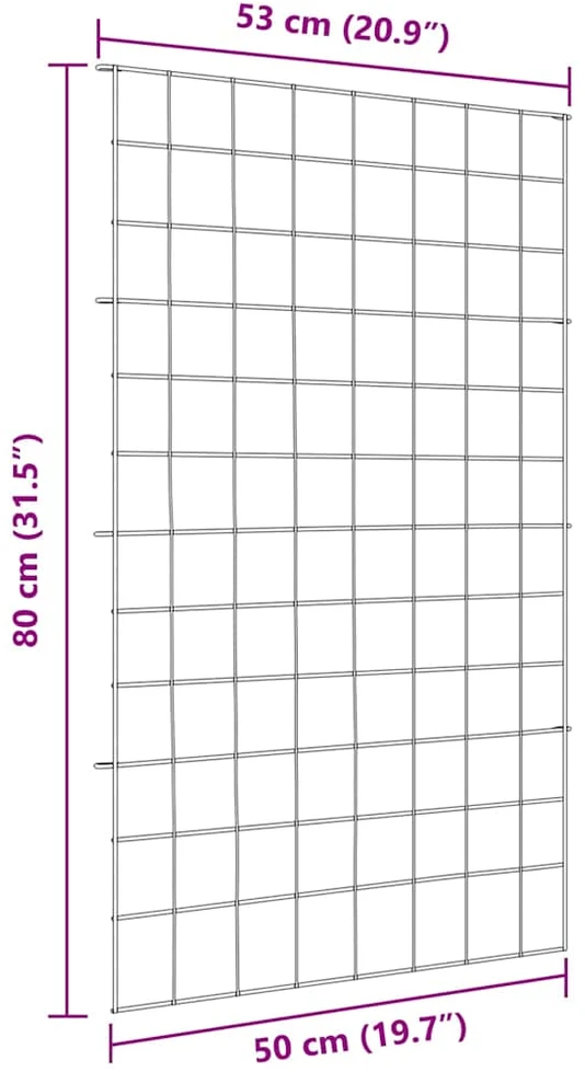 Tvenkinio tvoros rinkinys 8 vnt. 50 x 80 cm Plienas Žalia