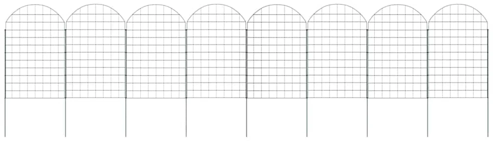 Tvenkinio tvoros rinkinys 8 vnt. 50 x 80 cm Plienas Žalia