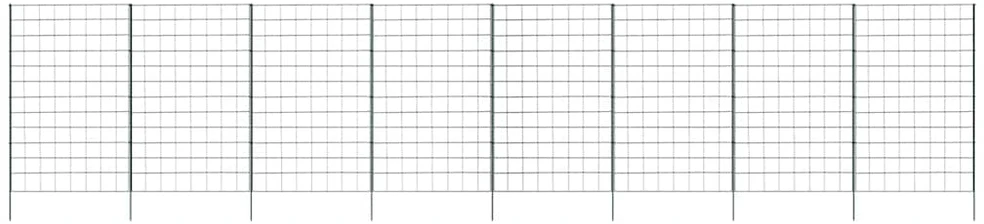 Tvenkinio tvoros rinkinys 8 vnt. 50 x 80 cm Plienas Žalia