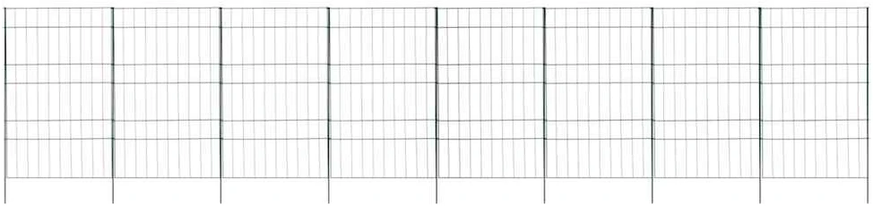 Tvenkinio tvoros rinkinys 8 vnt. 50 x 80 cm Plienas Žalia