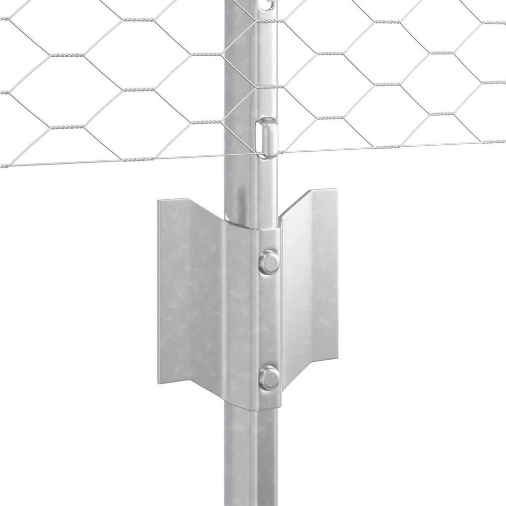 Hexagonal Fence with Post 100 x 0,8 m Galvanizuotas plienas