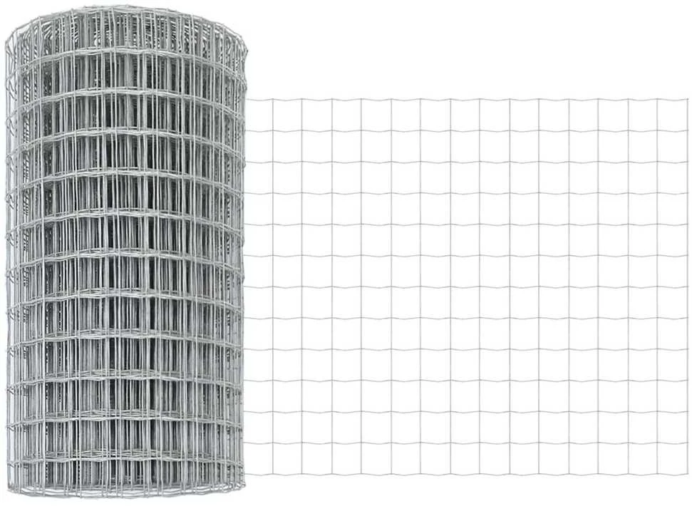 Euro tvoros su stulpu 50 x 0,6 m Galvanizuotas plienas