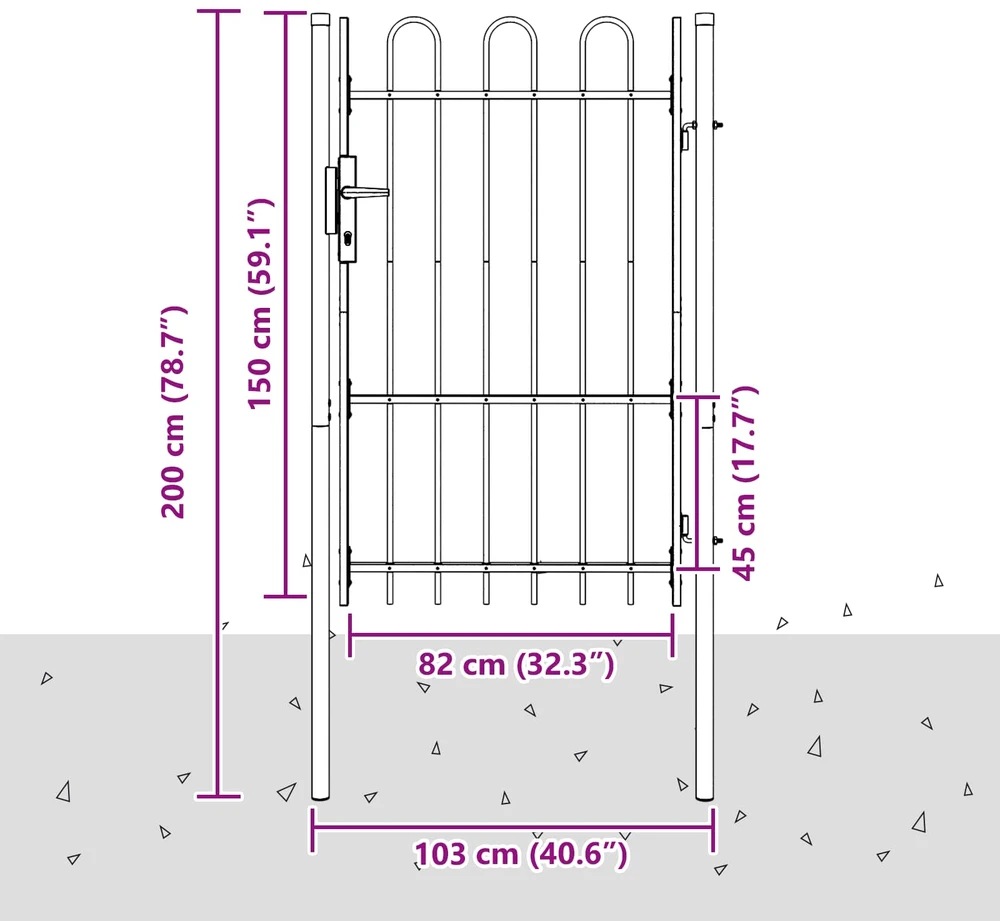 Tvora vartai BOXTEL 103 x 200 cm