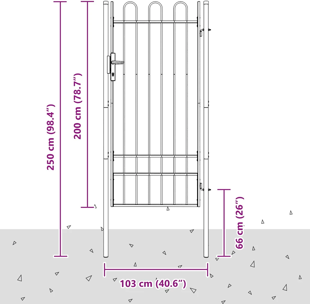 Tvora vartai BOXTEL 103 x 250 cm
