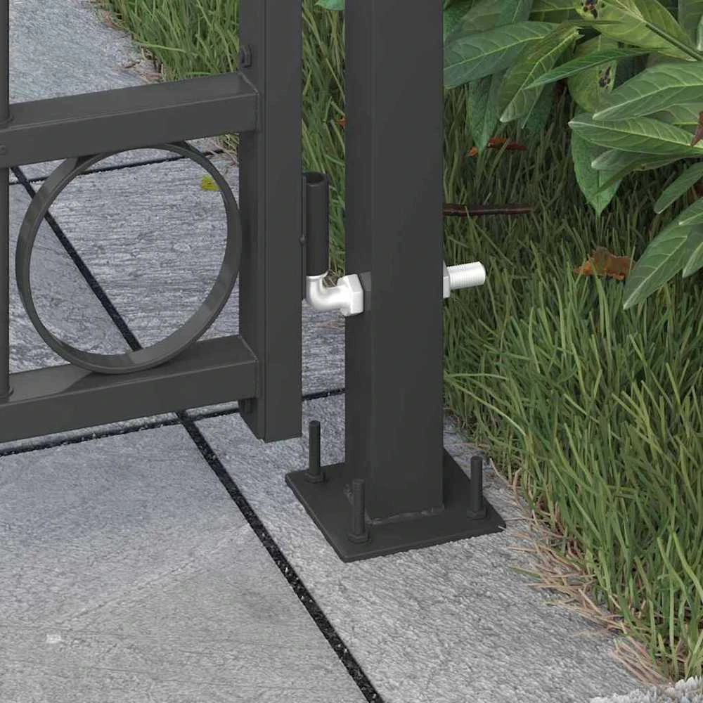 Tvorelės stulpas ASSEN 200 x 88 x 14 cm Plienas Užrakintas