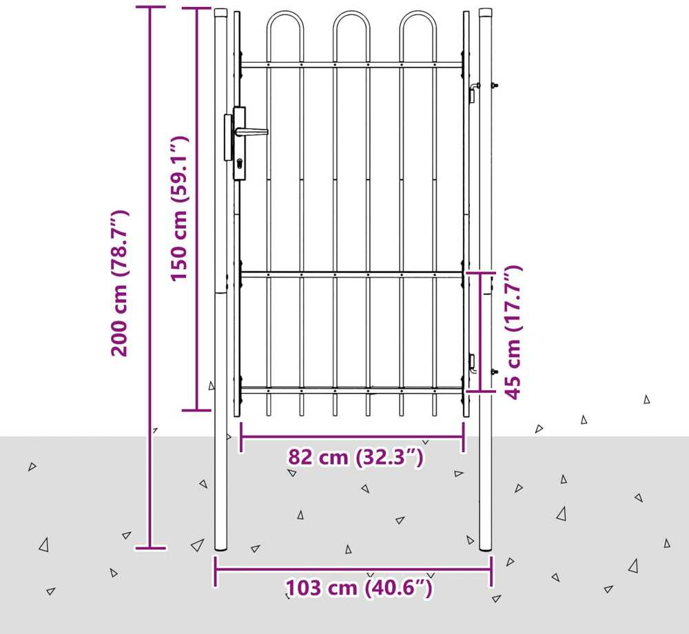 Tvora vartai BOXTEL 103 x 200 cm