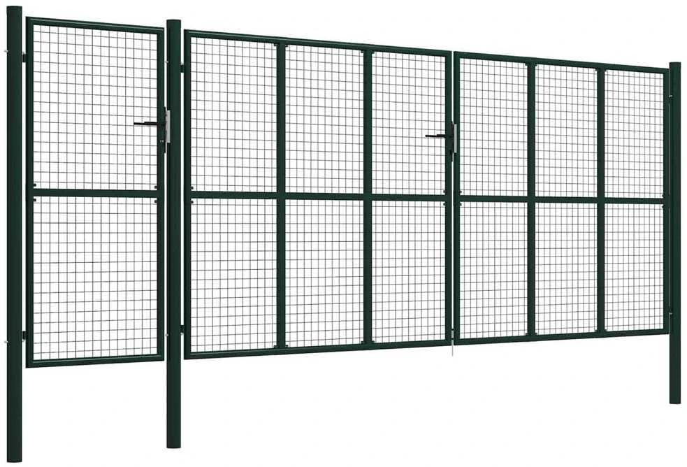 Tvora vartai su užraktu Žalia 175 cm Plienas