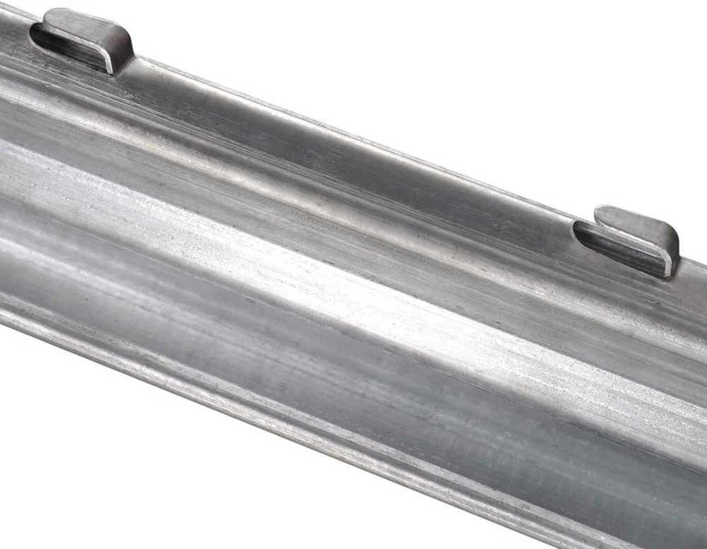 Tvorelės stulpas 10 vnt. Sidabro 200 cm Plienas