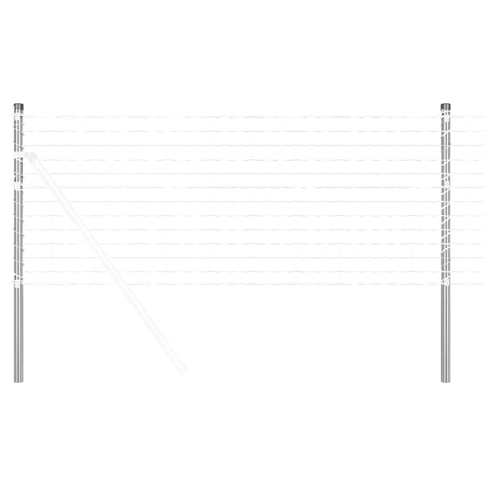 Tvorelės stulpas 12 vnt. Sidabrinė 60 cm