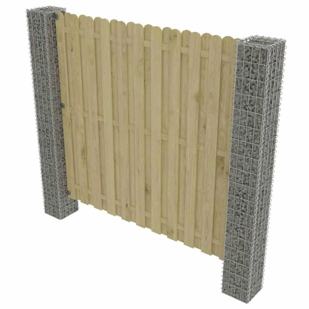 Tvorelės stulpas 2 pcs Sidabro 20 x 20 x 190 cm metalas