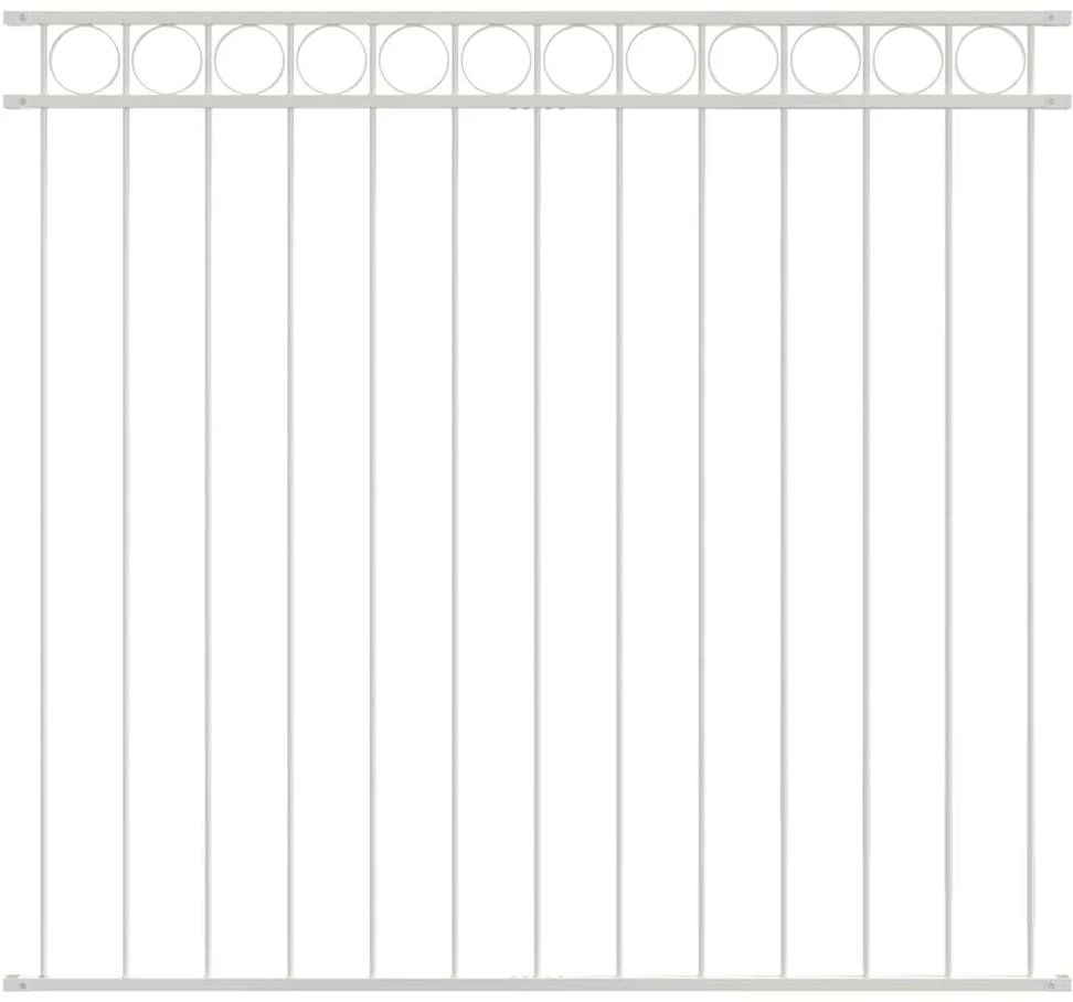 Tvorelių elementas ASSEN 170 x 150 cm Plienas Balta