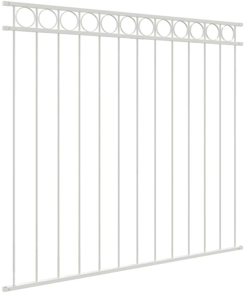 Tvorelių elementas ASSEN 170 x 150 cm Plienas Balta