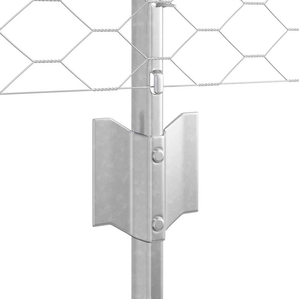 Hexagonal Fence with Post 100 x 0,4 m Galvanizuotas plienas