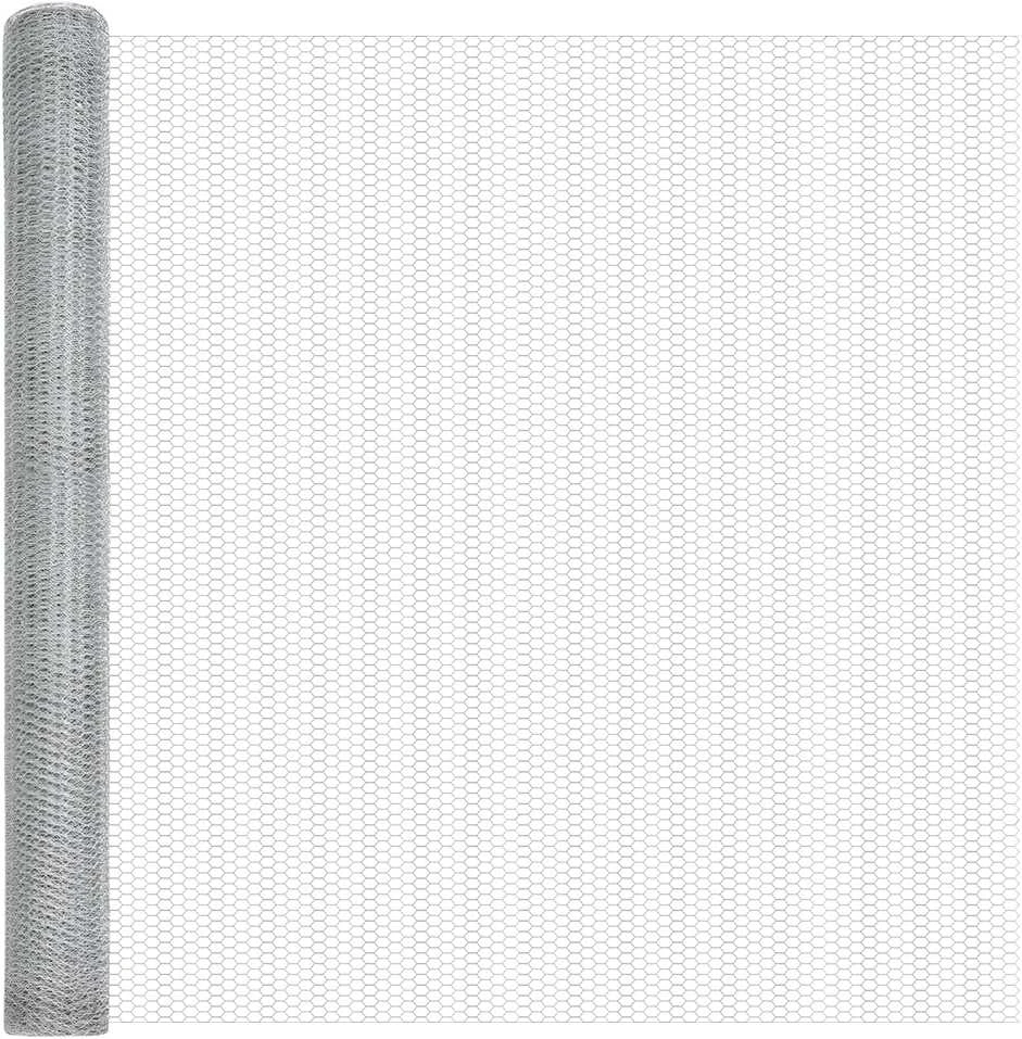 Hexagonal Fence with Post 50 x 1,5 m Galvanizuotas plienas