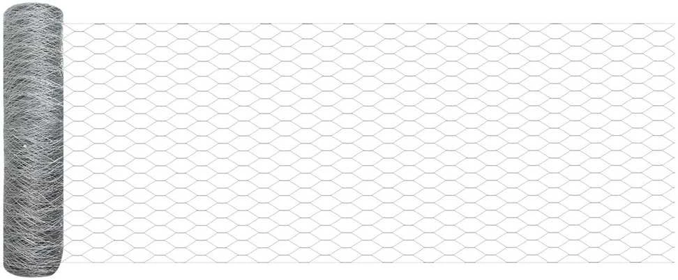 Hexagonal Fence with Post 50 x 0,8 m Galvanizuotas plienas