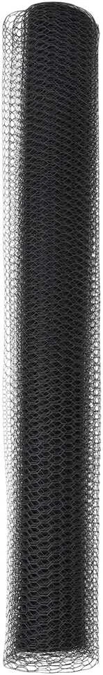 Heksagoninė tvora 1 x 50 m PVC Pilka