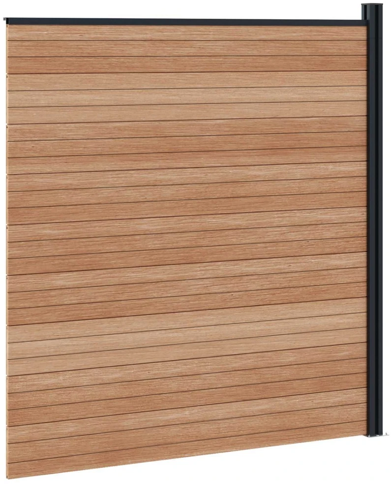 Tvoros rinkinys 175 x 186 cm WPC ir aliuminis Ruda
