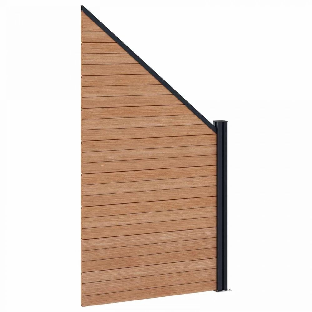 Tvoros rinkinys 95 x 180 cm WPC ir aliuminis Ruda