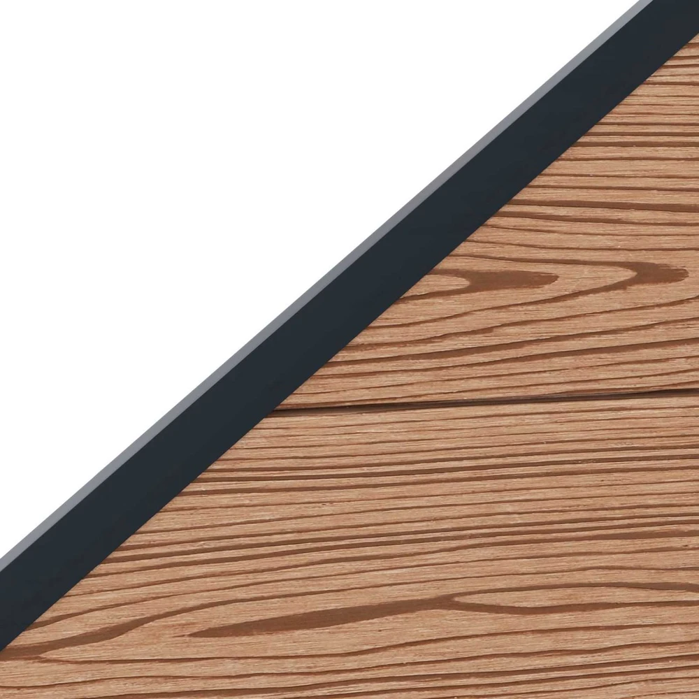 Tvoros rinkinys 95 x 180 cm WPC ir aliuminis Ruda