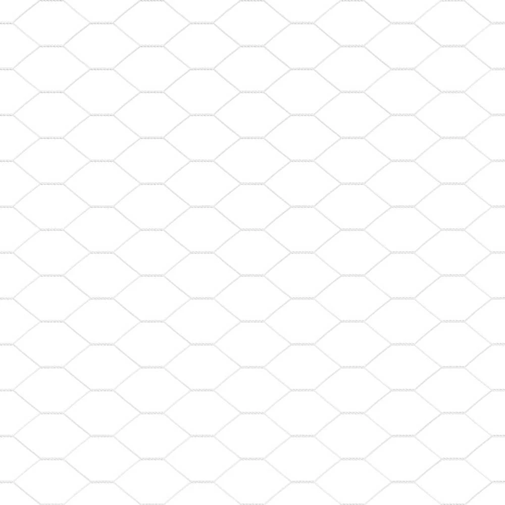 Šešiakampė tvora su betono pagrindu 25 x 1,5 m Sidabrinė
