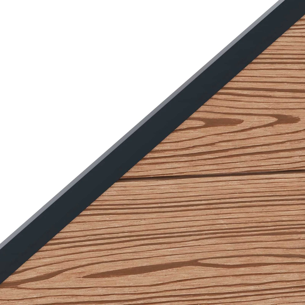 Tvoros rinkinys 95 x 180 cm WPC ir aliuminis Ruda