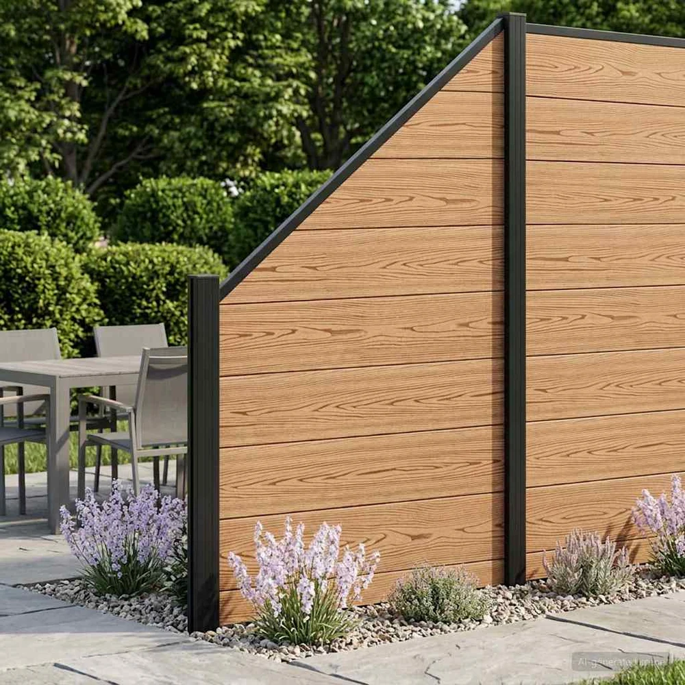 Tvoros rinkinys 95 x 180 cm WPC ir aliuminis Ruda