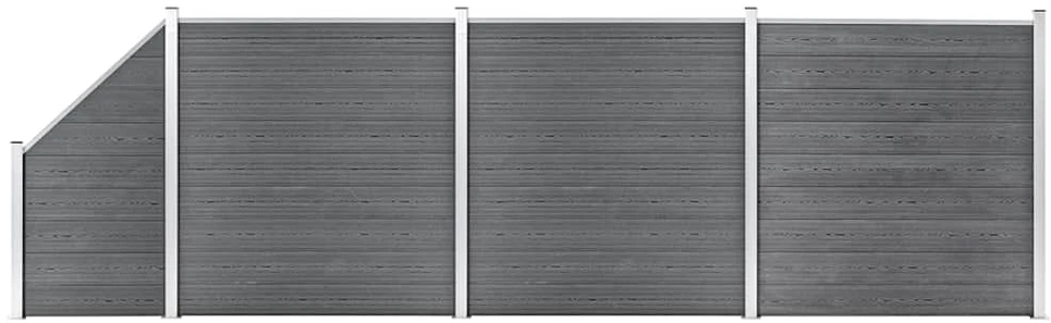 Tvoros rinkinys, pilkos spalvos, 619x186cm, WPC