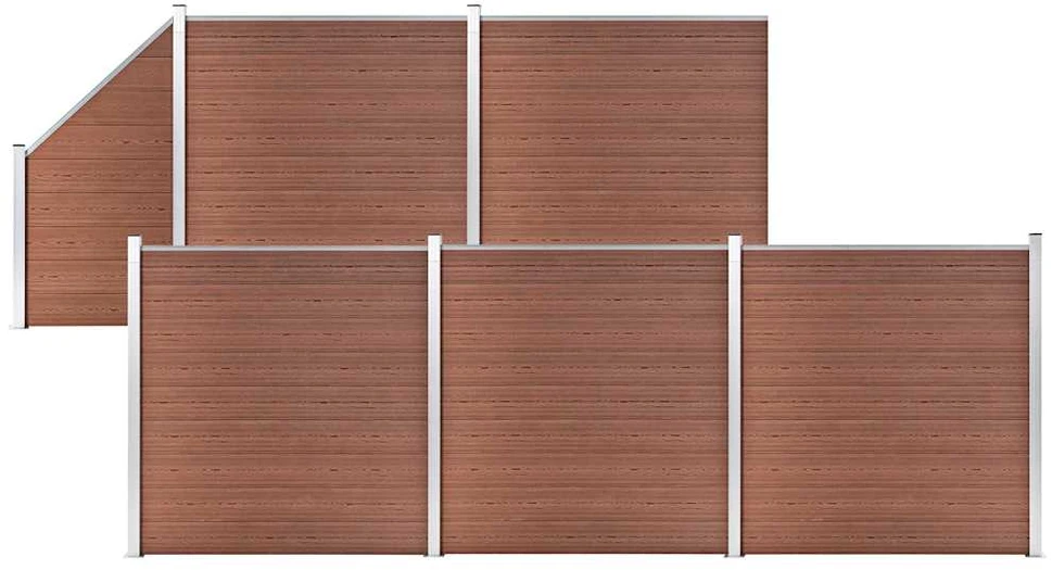 Tvoros rinkinys, rudos spalvos, 965x186cm, WPC