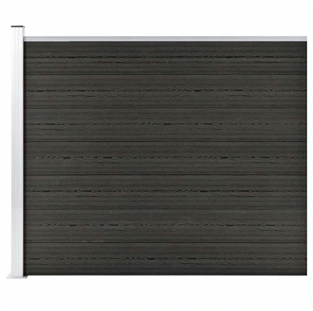 Tvoros segmentas, pilkos spalvos, 175x146cm, WPC
