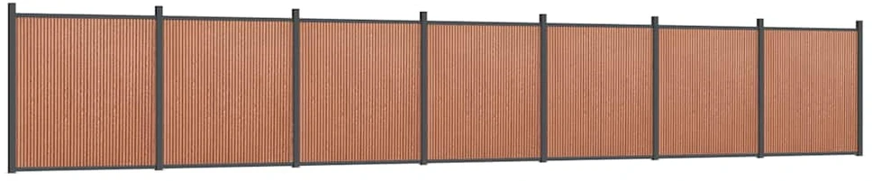 Tvoros segmentas, rudos spalvos, 1218x186cm, WPC